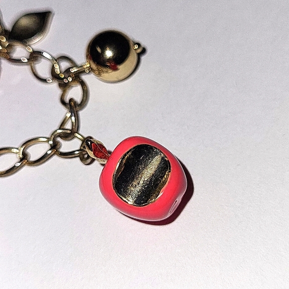 Talbots Fruit Charm Bracelet - Picture 7 of 9